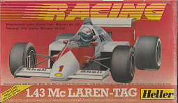 Slotcars66 McLaren Tag MP4-3 F1 1/43rd Scale Plastic Kit by Heller 